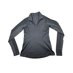 Lululemon Black Half Zip Activewear Top Define-Style Zip Pocket Athletic Yoga